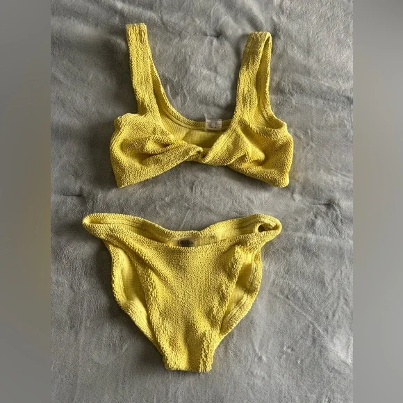 Hunza G Juno Bikini (OneSize) Yellow, Excellent Condition! - Picture 3 of 15